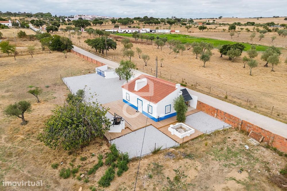 Quinta de 0,7 ha c/ Moradia T2 em Alcáçovas, Évora