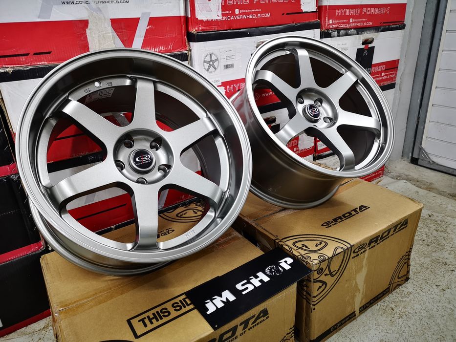 Felgi Rota Grid 19" 9,5J 10,5J 5x114,3 SteelGrey Toyota Supra MK4