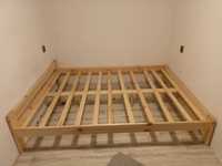 Prosta drewniana rama łóżka 160cm X 200cm