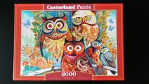 Puzzle Castorland 2000 elementów, SOWY