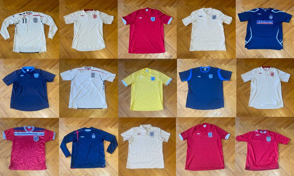 Футбольна форма Збірна Англіі різні Jersey England