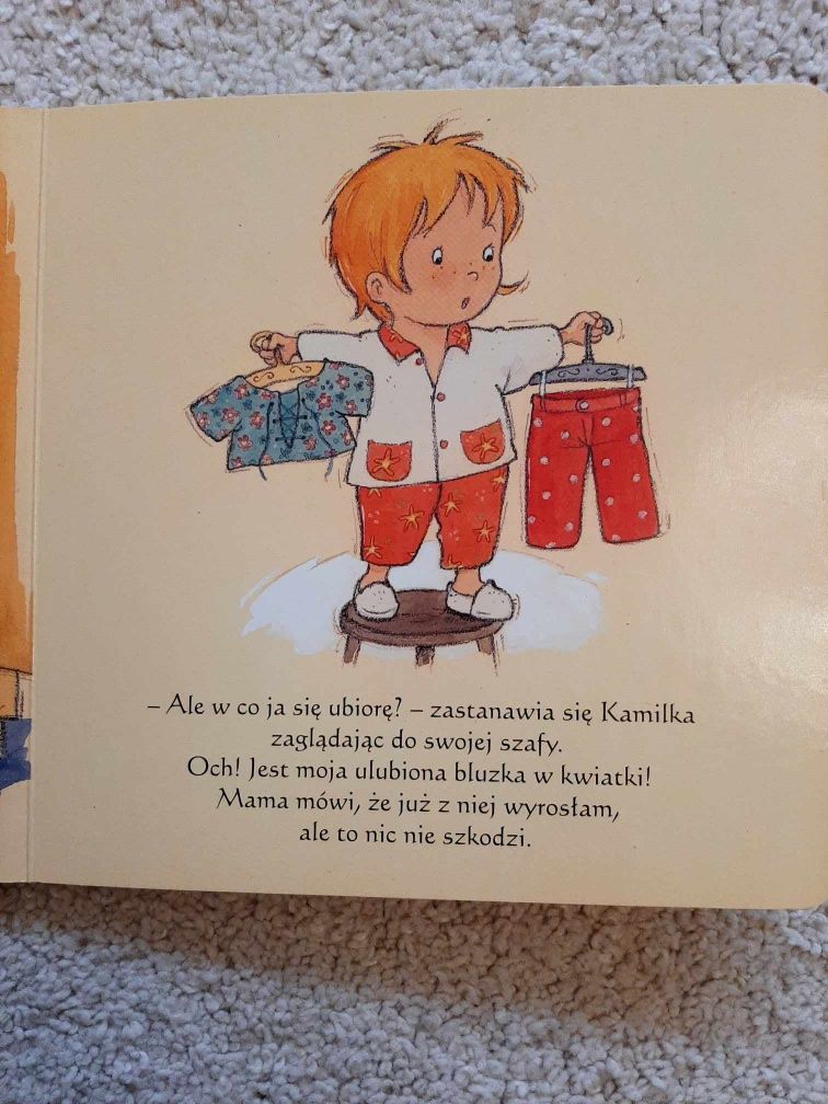 Książeczka dla dzieci Kamilka sznuruje buty