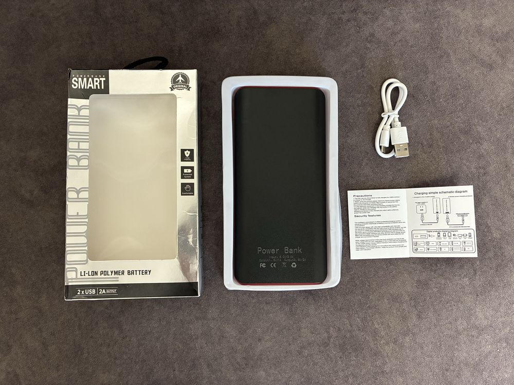 Power Bank SMART 20000 mAh з LED-дисплеєм з Німеччини