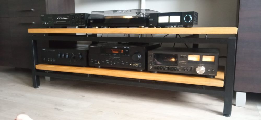 Stolik Hifi na sprzęt, szafka Rtv audiofilska, regal na zamówienie