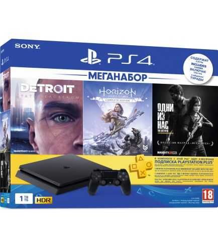 Игровая консоль SONY PlayStation 4 1Tb Black (CUH-2208B) + Bundle