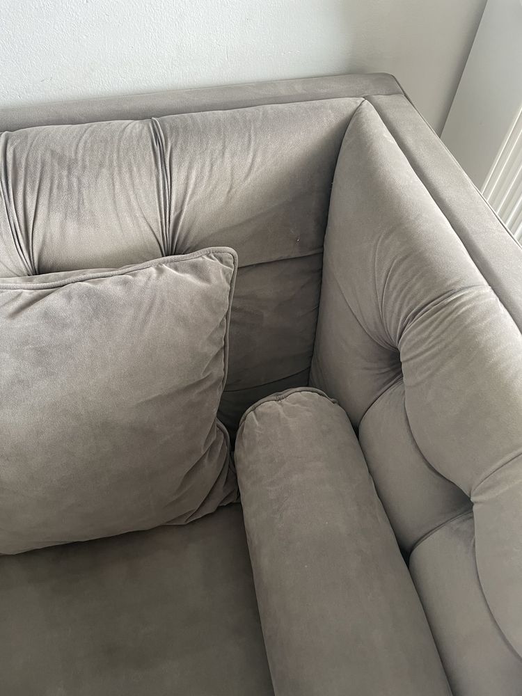 Sofa Mint Grey nierozkladana