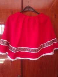 Продам юбку с кружевом в украинском стиле р.40-42