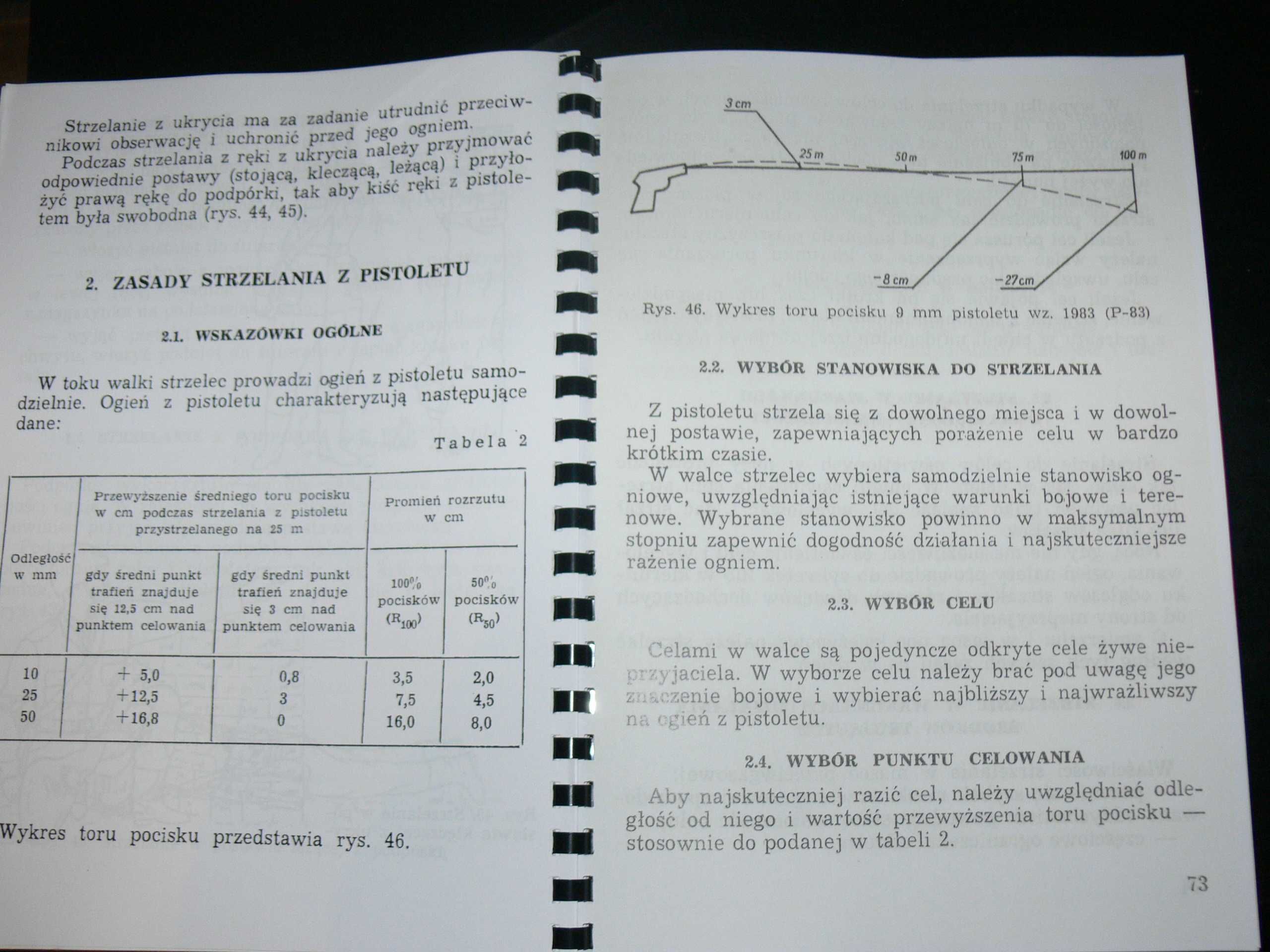 Instrukcja 9 mm Pistolet wz. 1983 P-83 z 1985r