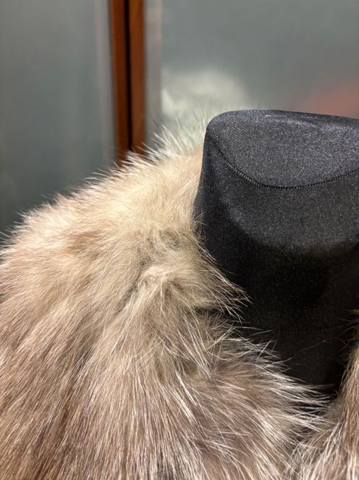 Kamizelka Handmade z Naturalnego Futra Lisa  Rozmiar M