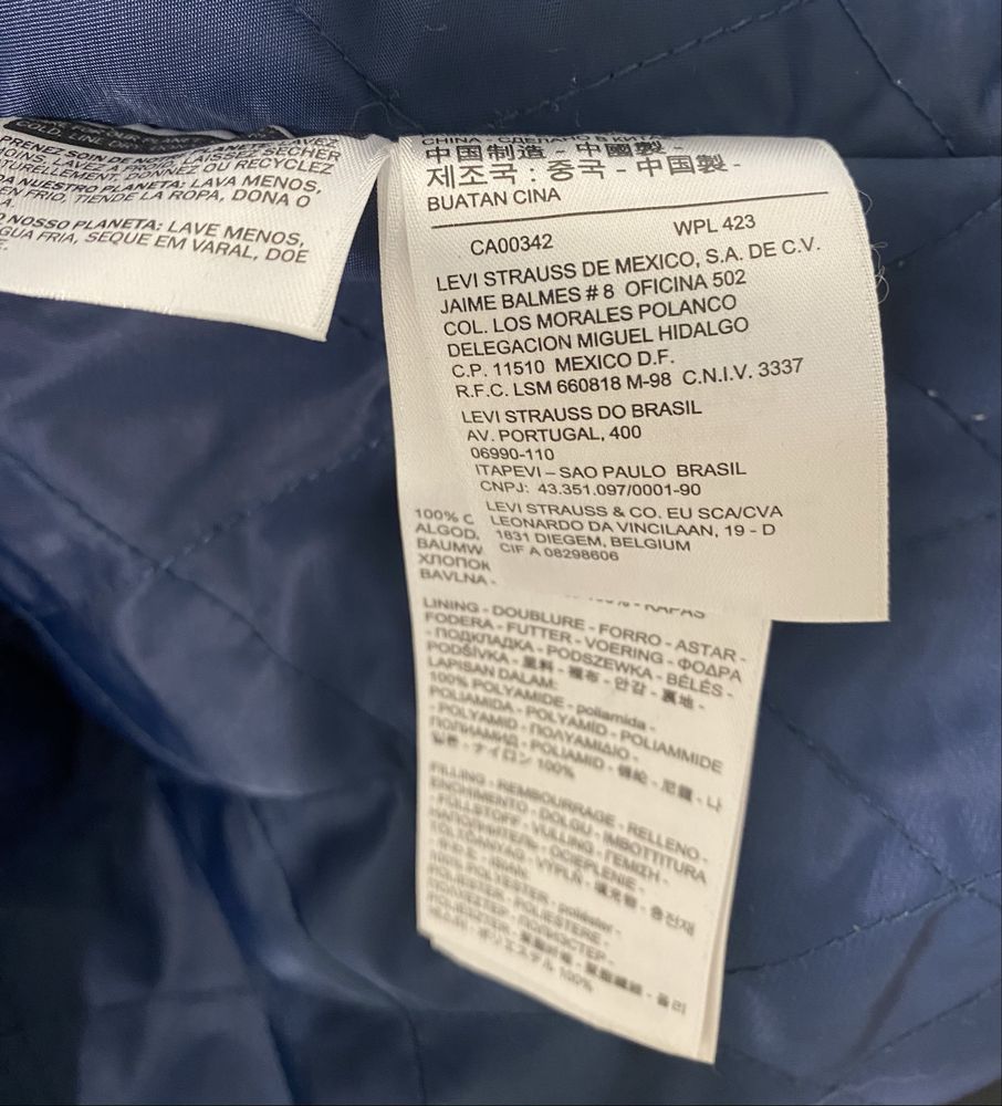 Утеплена джинсовка Levi’s