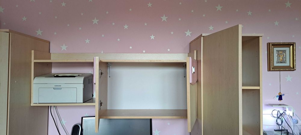 Дитячі меблі стінка для дівчинки