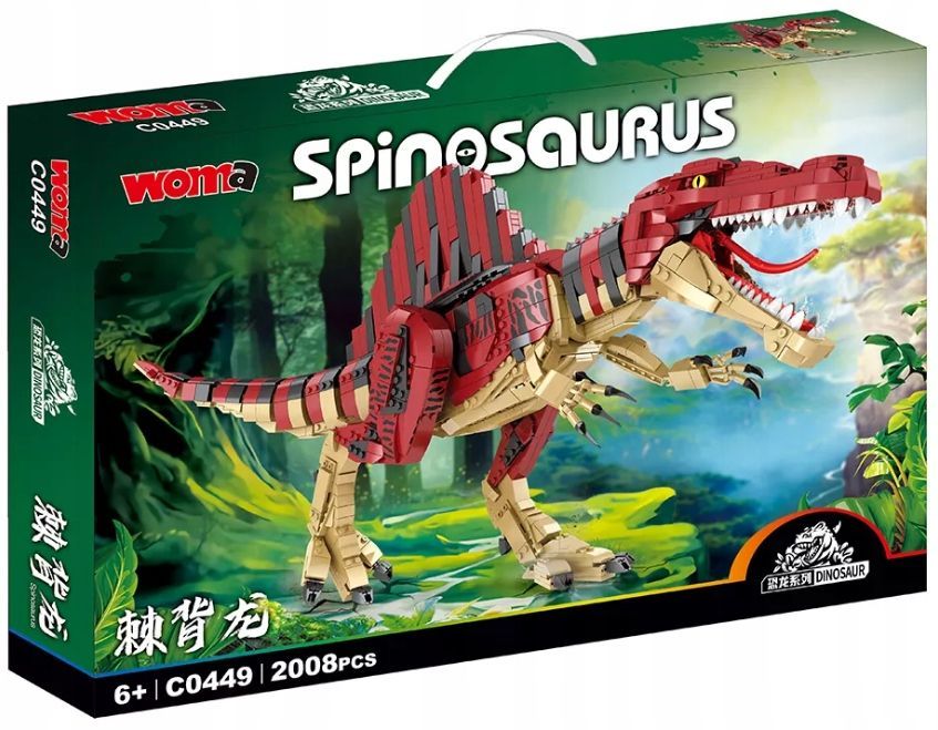 Klocki Ogromny Dinozaur Spinosaurus - 2008 pcs