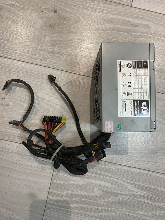 GRIFFON 400w 24, 4, 120мм блок живлення ПК робочий