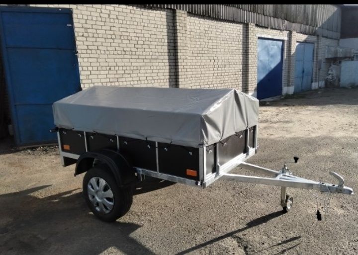 Продам прицеп якісний новий оцинкований розміри 1.3*2.10*0.40.