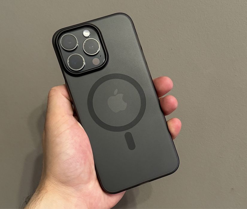 Ультратонкий чехол IPhone 15 Pro Max black, 16 Pro Max-11 Pro Max, 14+