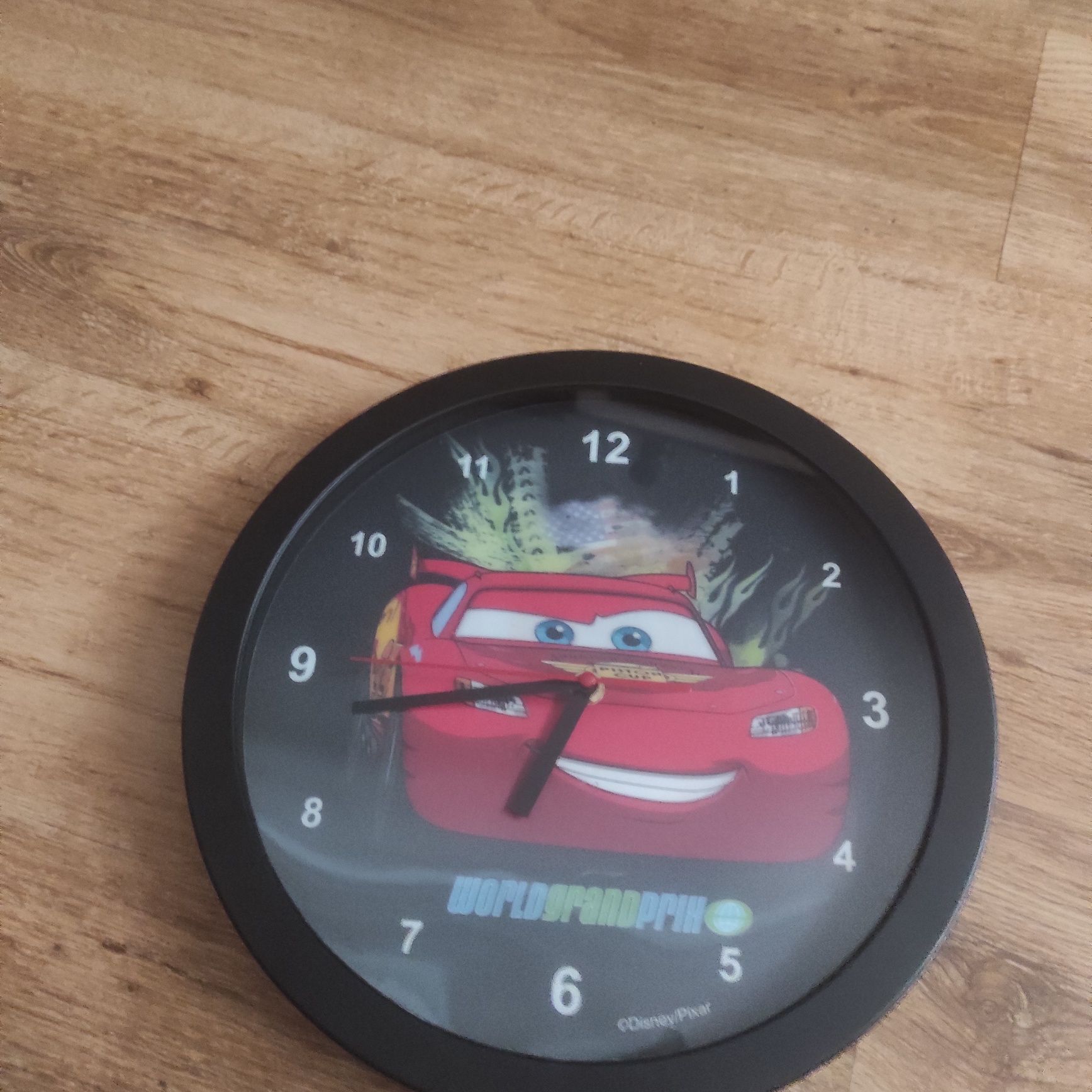 Zegar ścienny Zygzak McQueen 3D