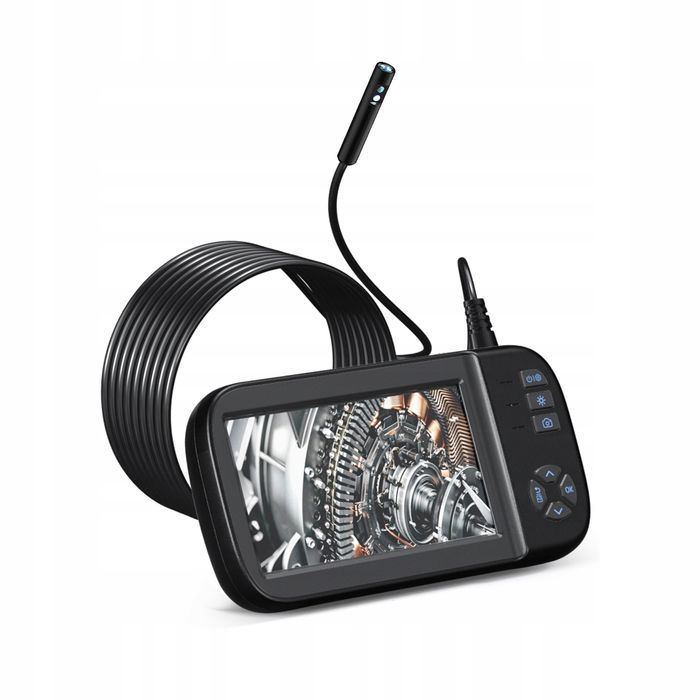 Kamera Inspekcyjna Endoskop Duo Ekran Hd Kabel 10m