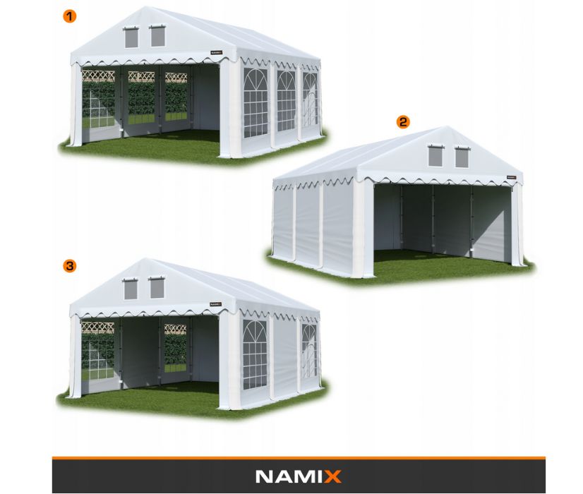 Namiot ROYAL 4x8 ogrodowy imprezowy garaż wzmocniony PVC 560g/m2