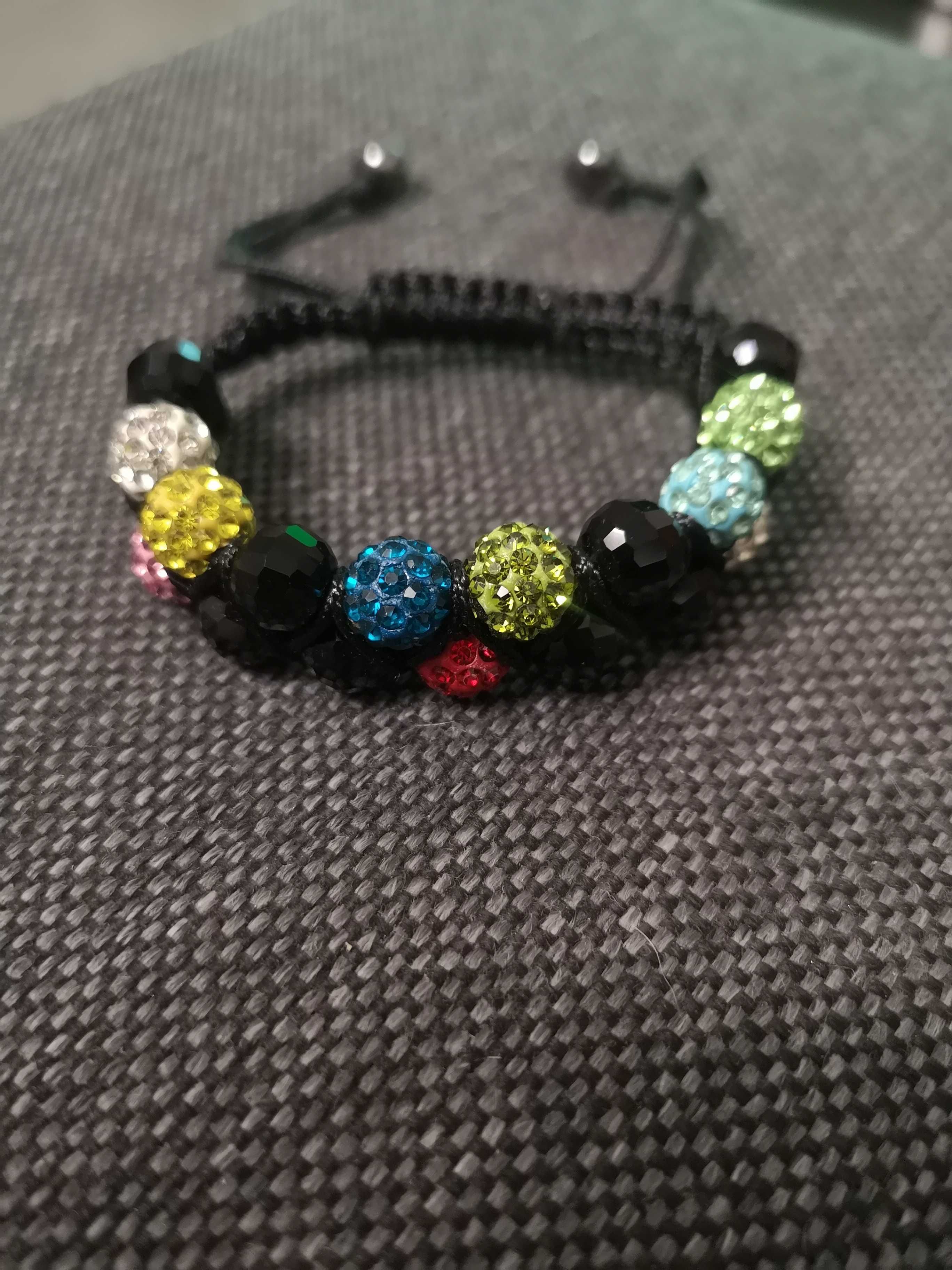 Bransoletka z shamballami