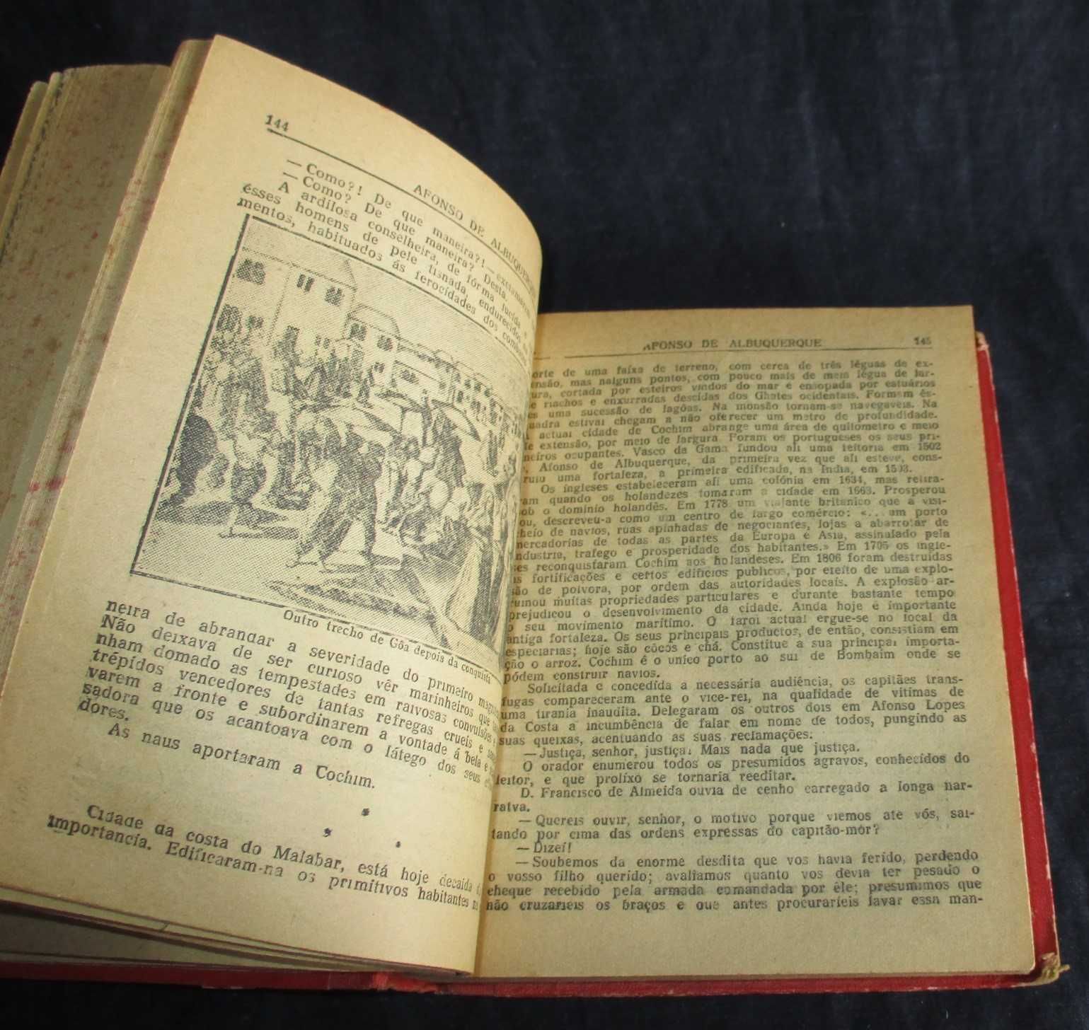 Livro Afonso de Albuquerque Eduardo de Noronha 1ª edição 1926