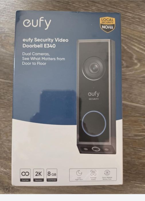 dzwonek do drzwi domowych Eufy video E340
