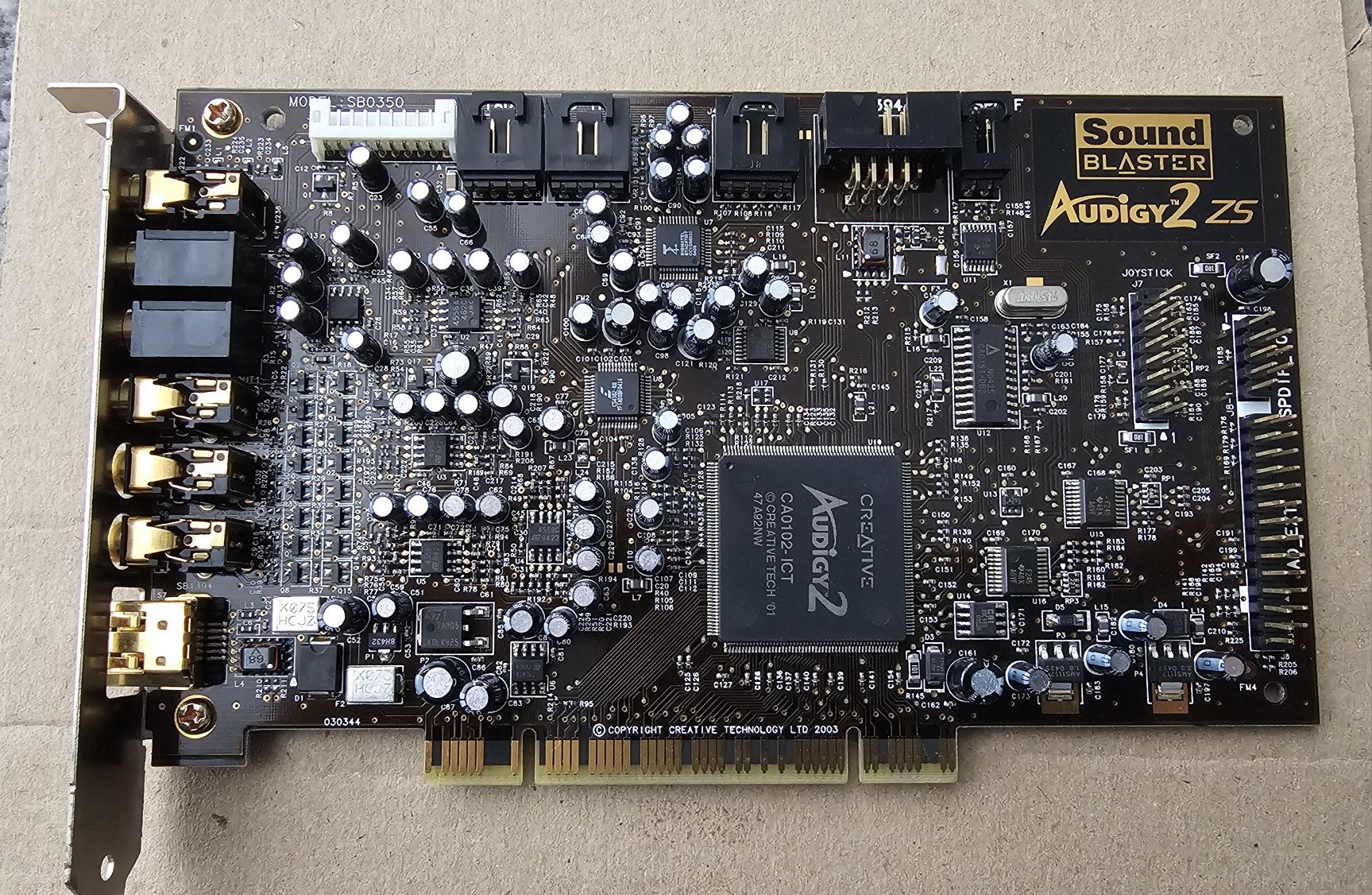 RARYTAS! Karta dźwiękowa Sound Blaster Audigy 2 ZS wersja BOX!