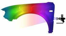 audi a4 b5 lift 98-01 blotnik przedni lewy ly6x