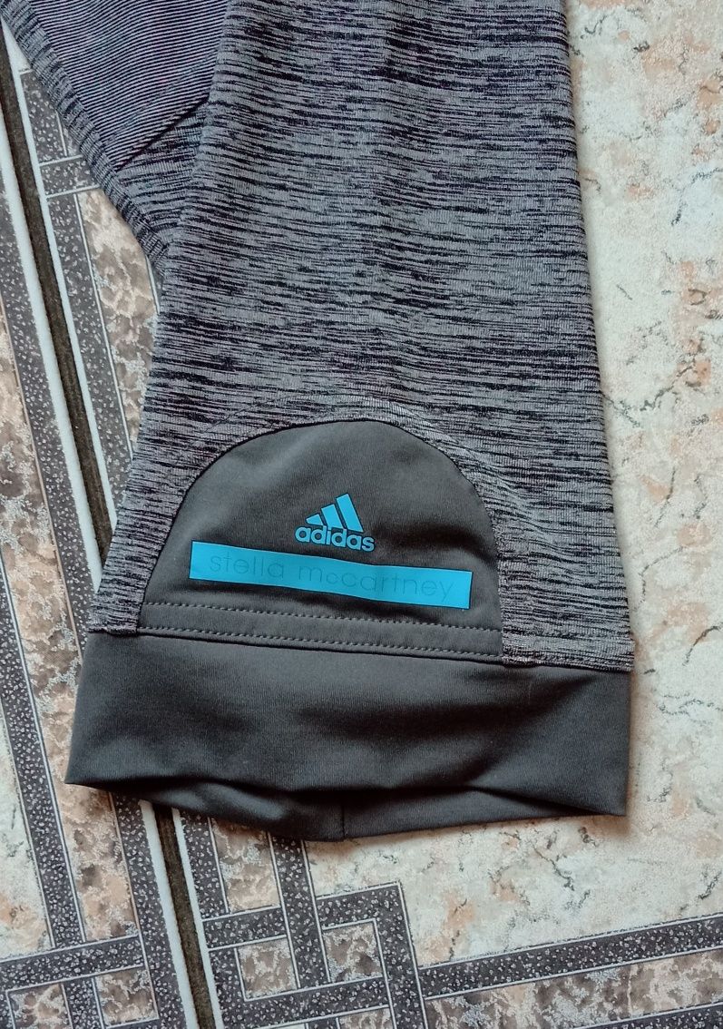 Adidas Stella McCartney krótkie legginsy spodenki sportowe damskie S