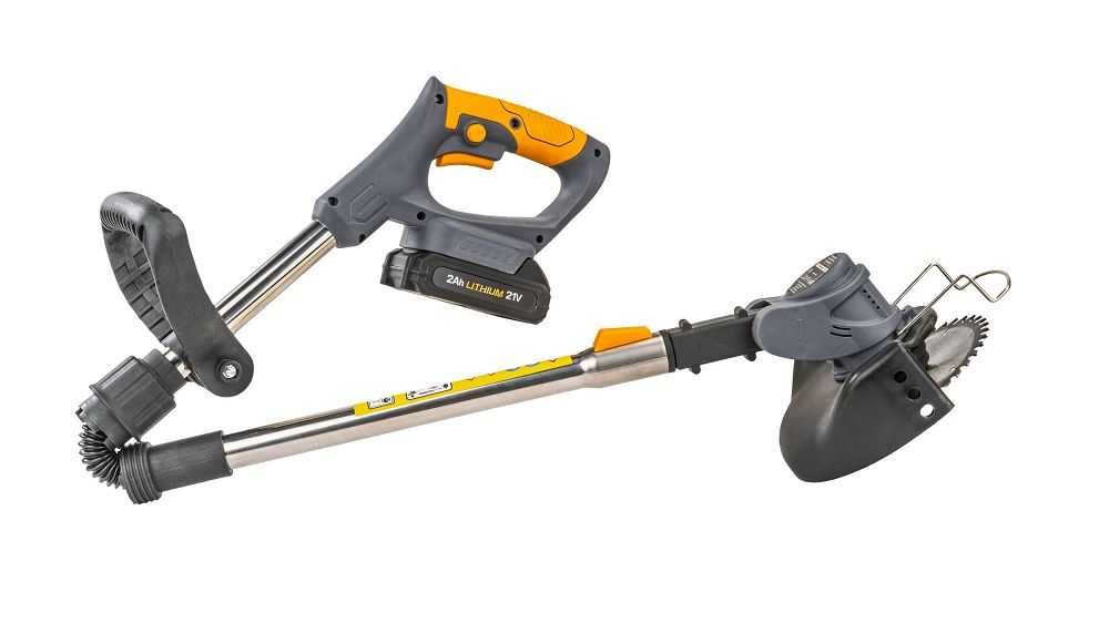 POWERMAT Podkaszarka Akumulatorowa Kosa Wykaszarka Kołach 2x21V PM1328