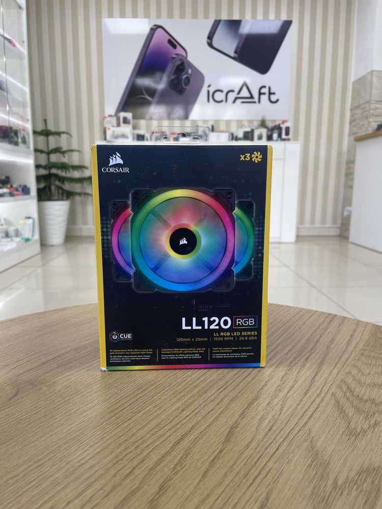 Вентилятор Corsair LL120 RGB Dual Light Loop RGB (CO-9050072-WW)