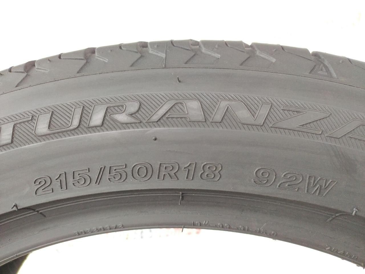 215/50 r18 bridgestone turanza t001 5mm шини бу