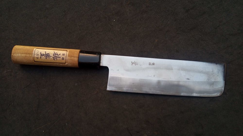 Nóż japoński nakiri stal węglowa