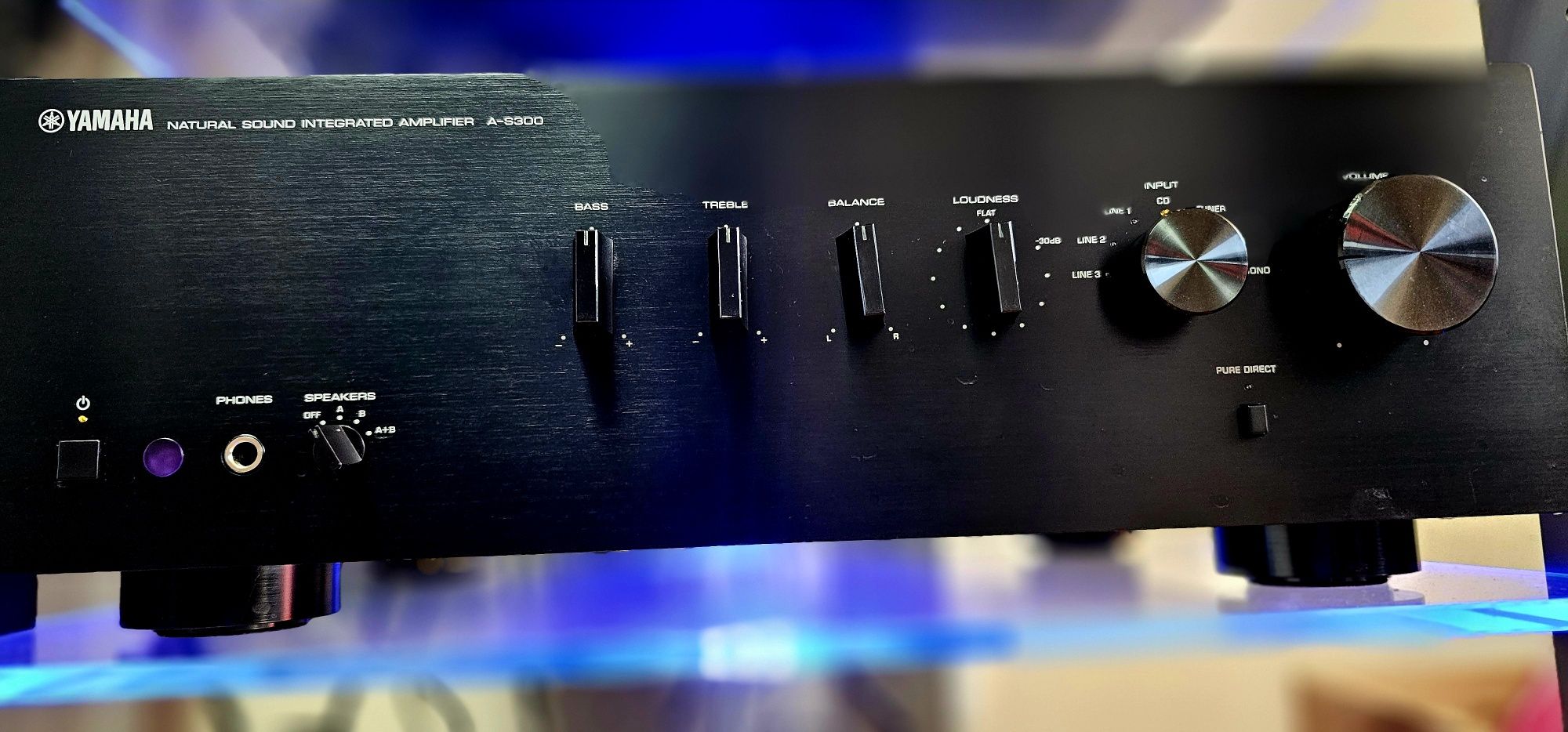 Yamaha A-S300 Zintegrowany wzmacniacz mocy+oryginalny pilot bdb.stan