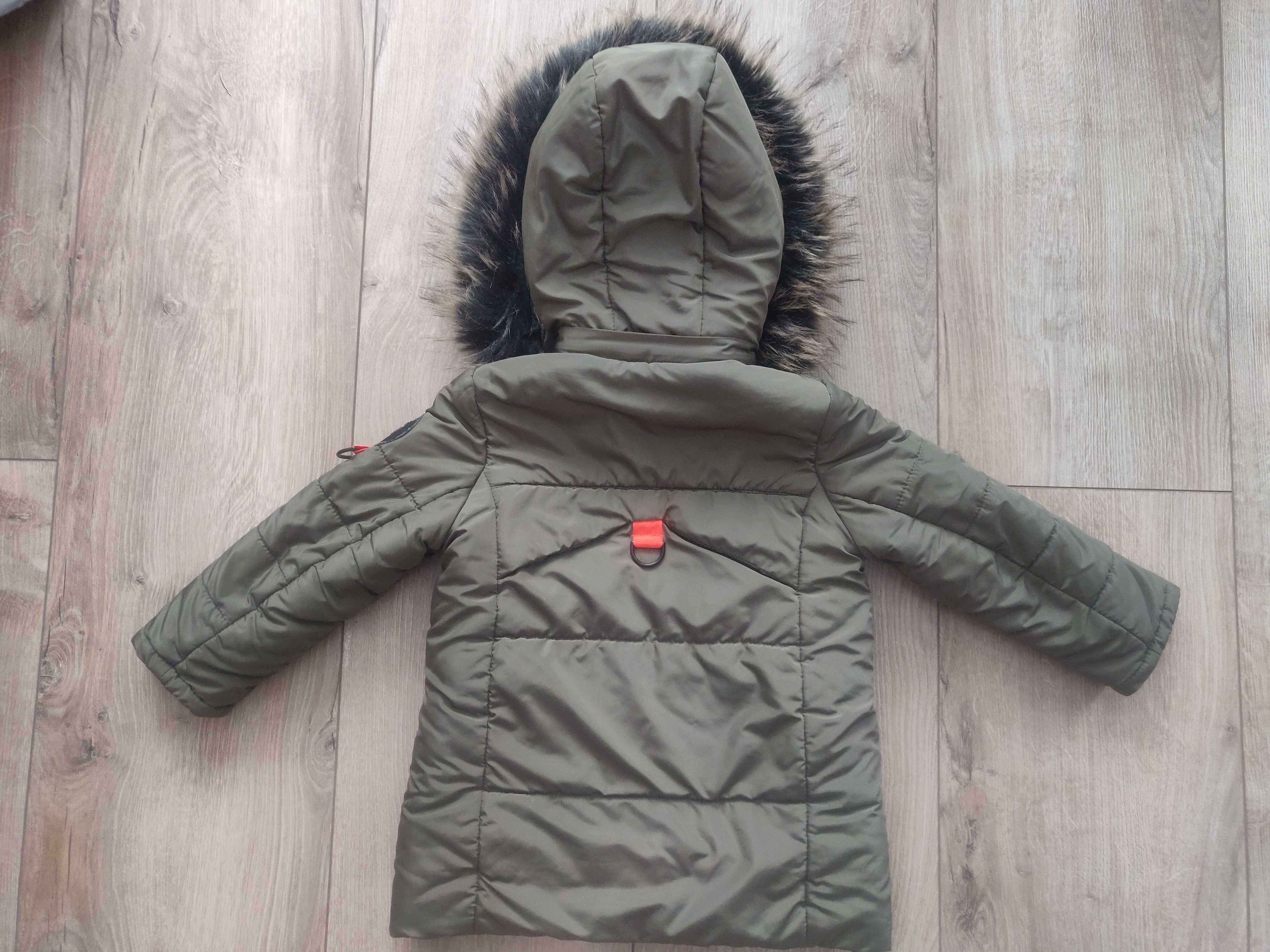 Теплая куртка Angeli.R Collection для мальчика р.26 зеленый цвет