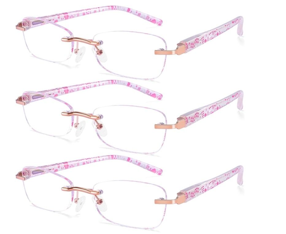 Zestaw 3 szt okulary do czytania + 2.75D