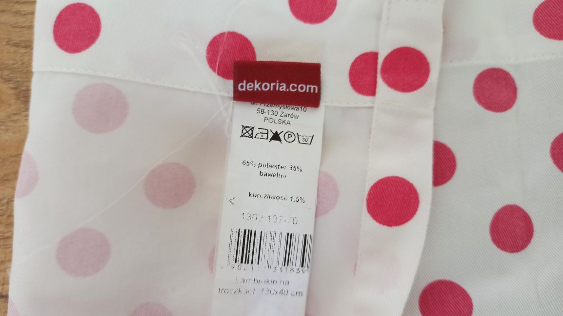 Lambrekin Dekoria 130x40 do pokoju dziecięcego