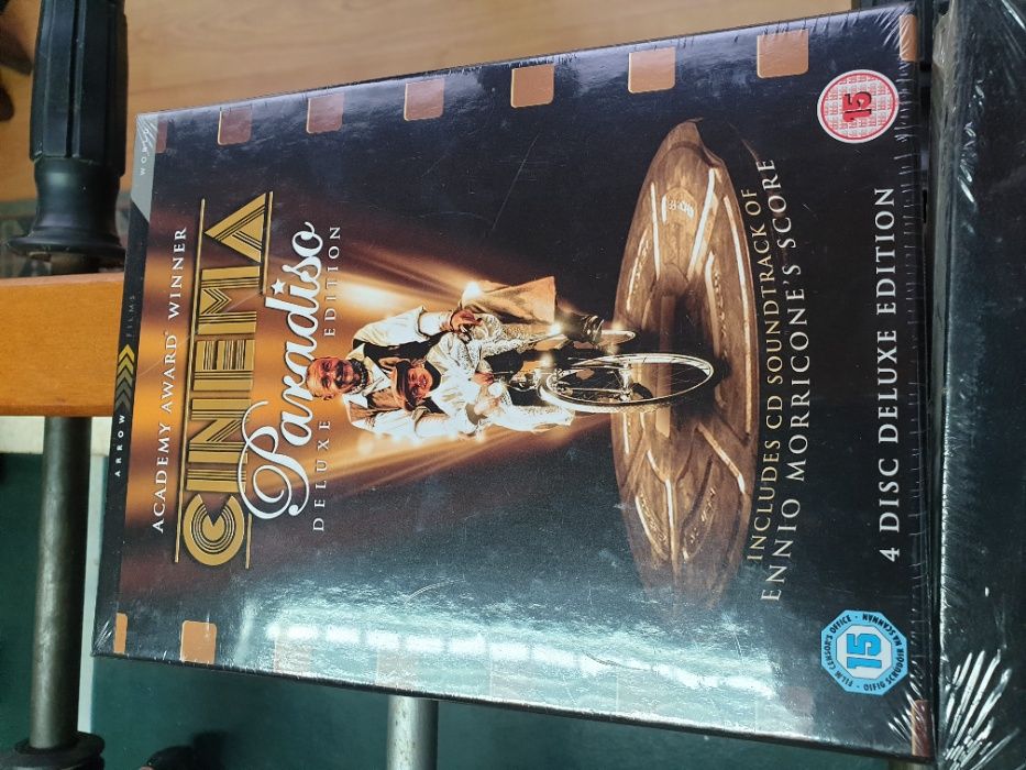DVD Cinema Paraiso Edição Especial 4 Discos e Out of Africa Lacrados