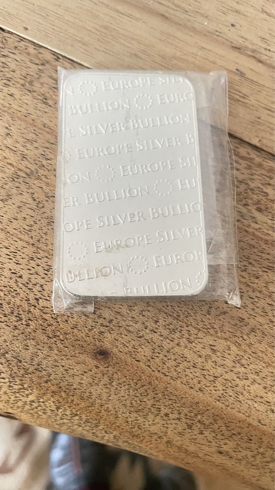 Barras de prata "EUROPE SILVER BULLION" 100 G