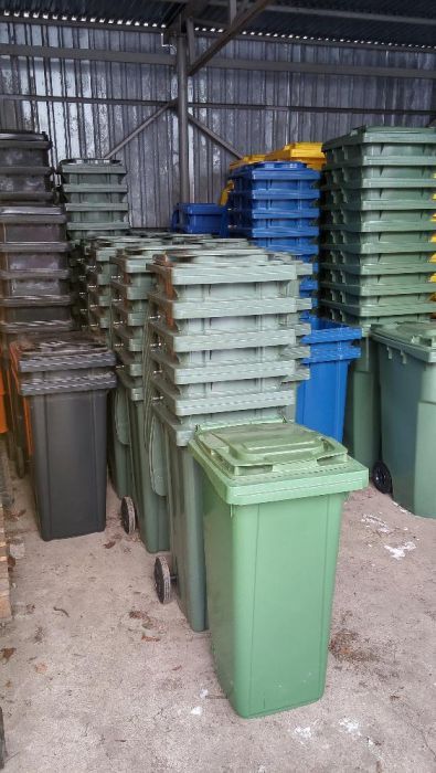 Pojemnik kosz na odpady 240 NOWE pojemniki na śmieci segregacja