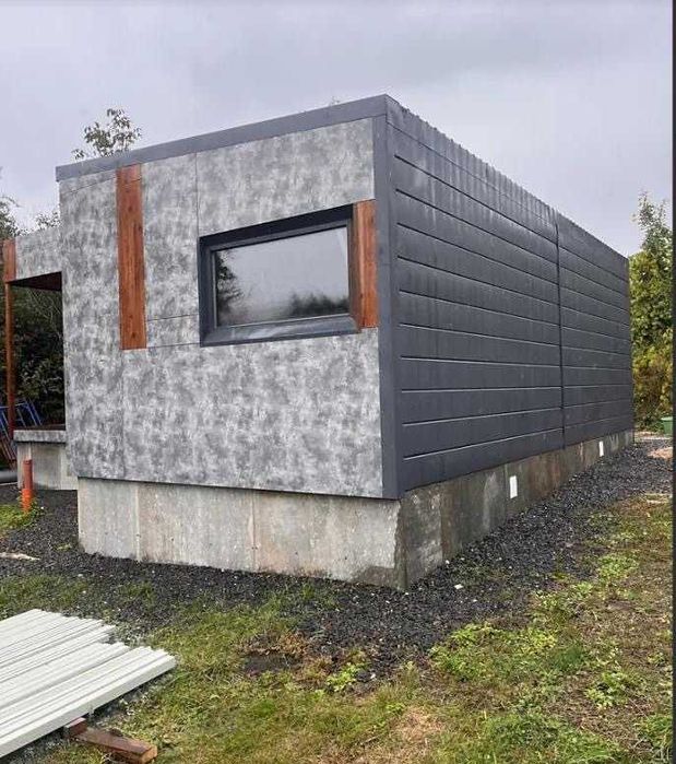 Сучасний каркасний одноповерховий будинок у масиві “Зелений гай”