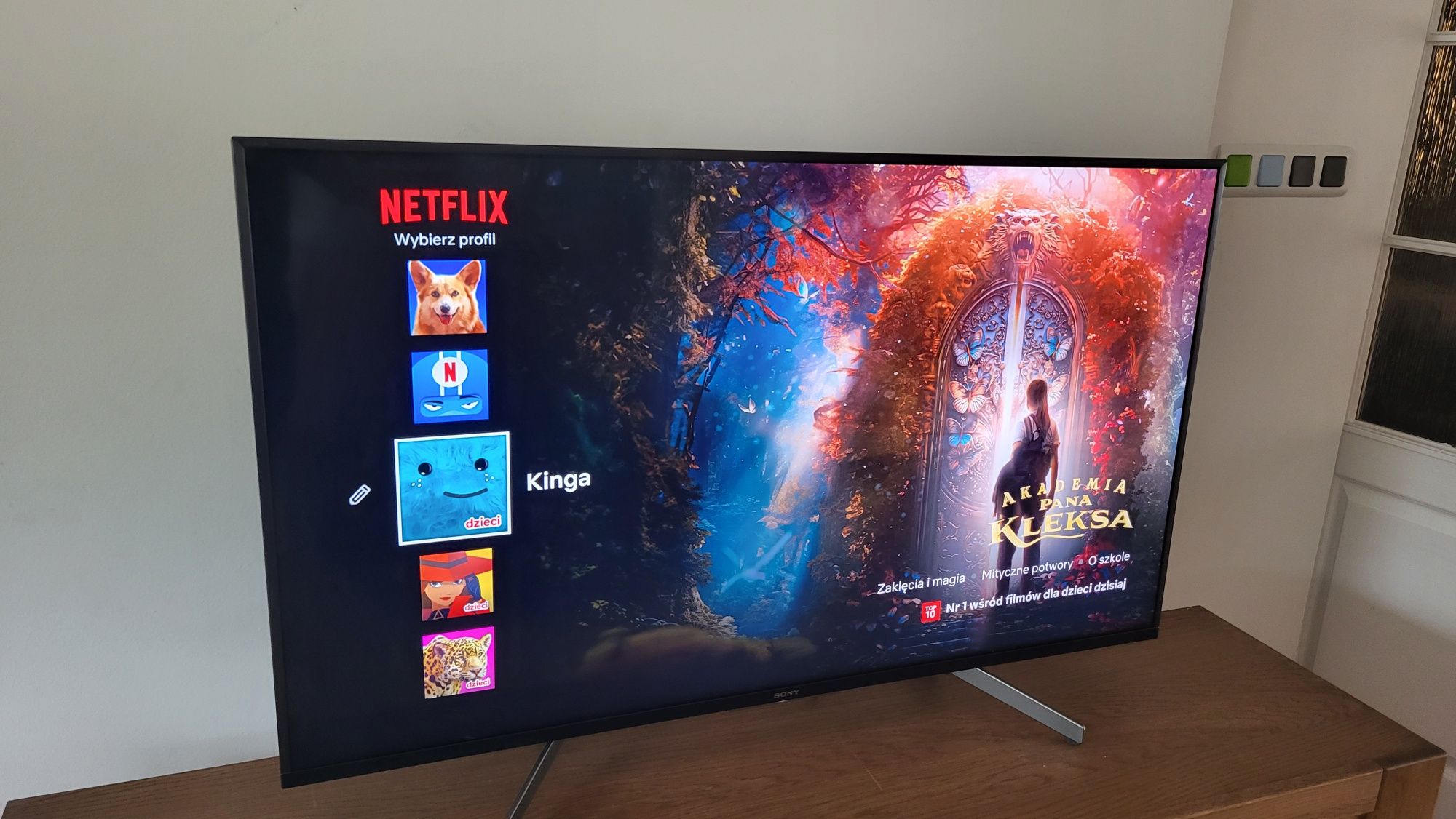 Smart TV 4K UHD telewizor Sony 49" KD-49XG8399 + uchwyt Hama na ścianę