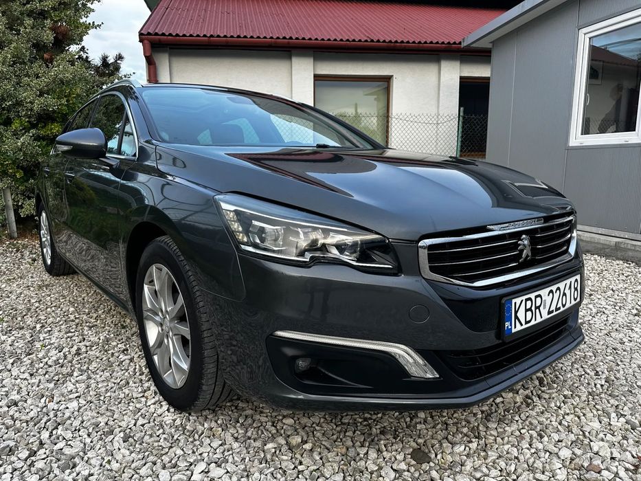Peugeot 508 1.6 Benzyna !  165 ps ! Lift ! Ledy ! Panorama ! Navi ! Skóra !
