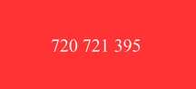 720_721_395 ZŁOTY NUMER ŁATWY EXTRA Reklama Firmy Wizytówka