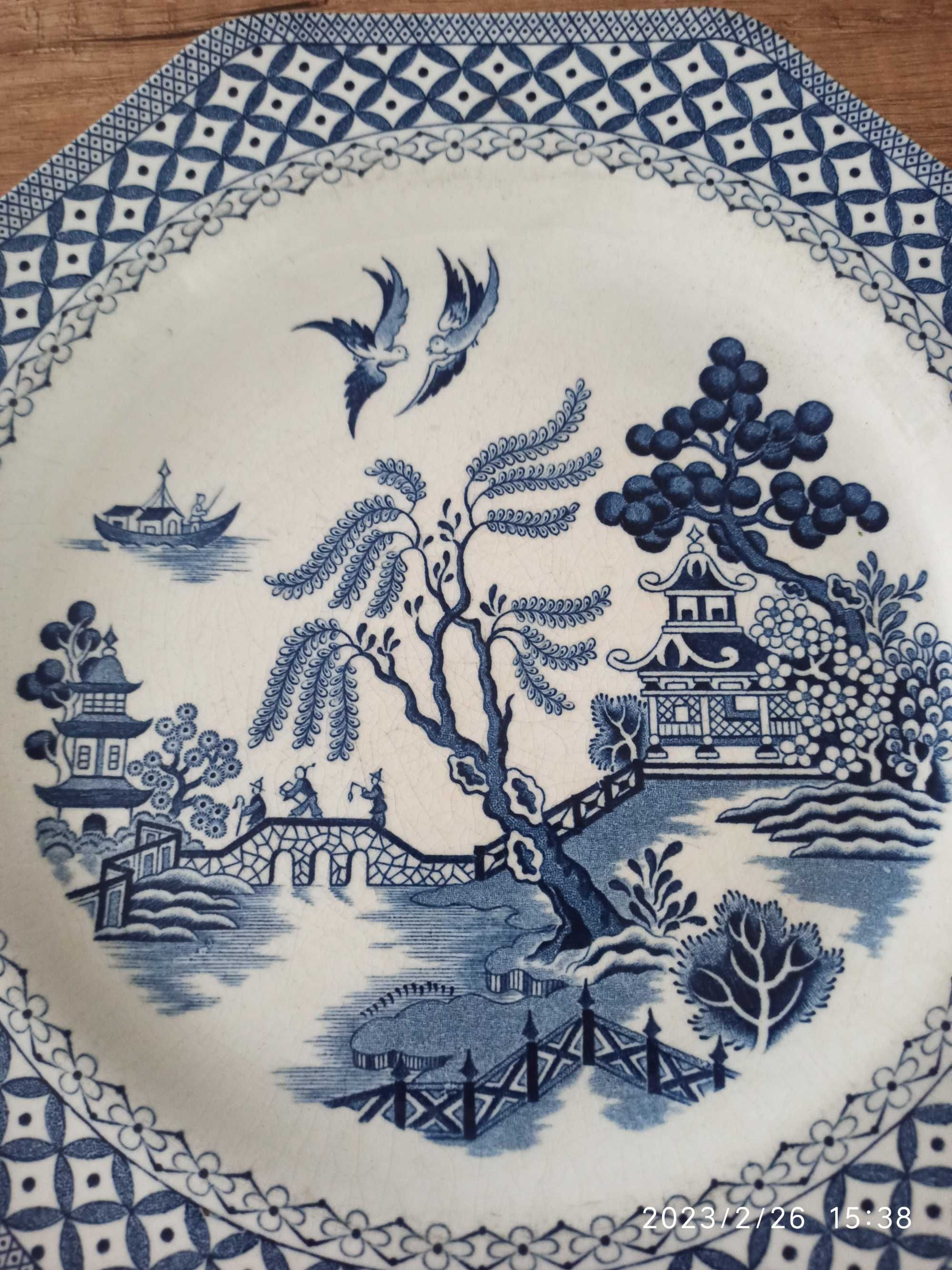 Talerz porcelanoewy chiński/ japoński J& G Meakin England