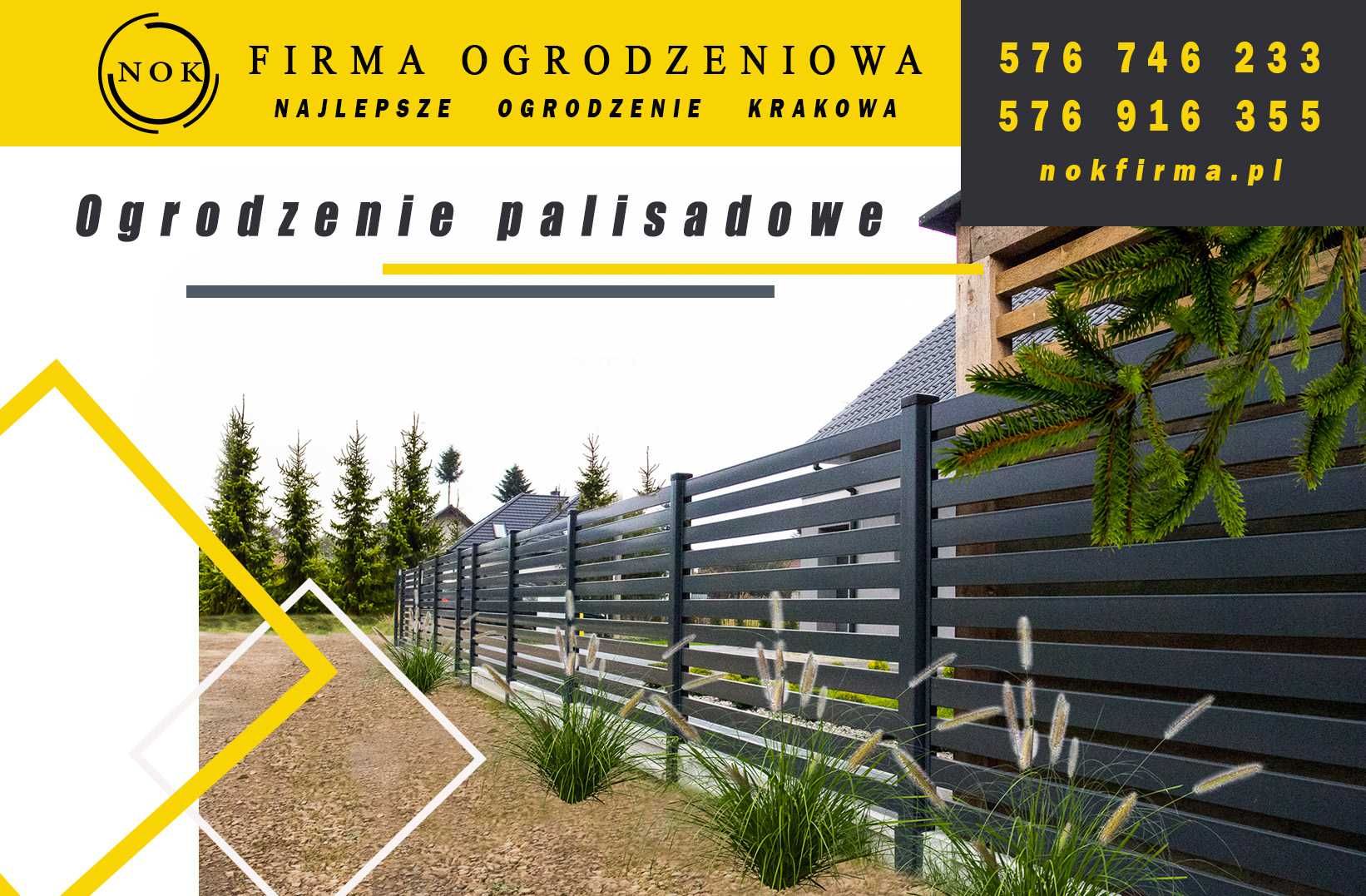 Ogrodzenie Palisadowe od Producenta /Weliczka/Bramy/Furtki/Montaż