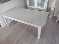 Stół dębowy ława drewniana bielona 130 cm x72 cm