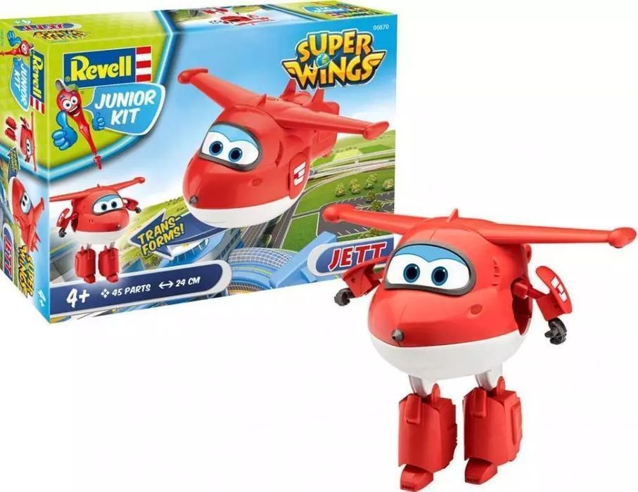 Super Wings. Zestaw z modelem do skręcenia Jett, 1:20. Revell