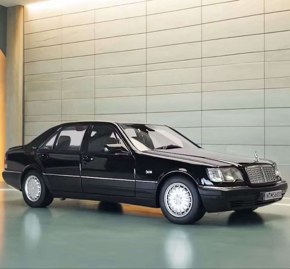 1:24 машинка Mercedes Benz W 140 металева колекційна модель іграшка