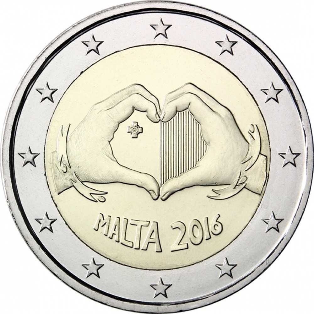 Монети Мальти номіналом 2 євро 2009-2022 року