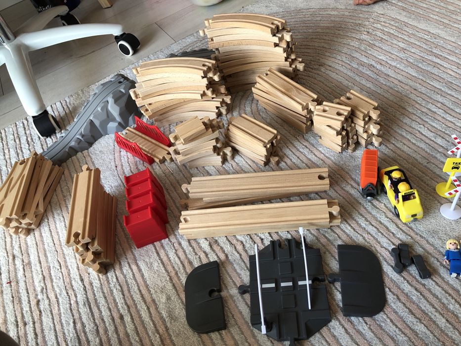 Ciuchcia, kolejka, bardzo duzo elementów IKEA
